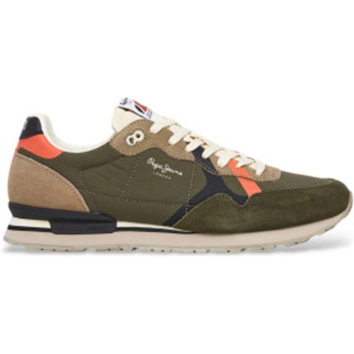 PMS40029 Chaussures en cuir Brit Cover (42), Plat, Lacets, Casuel - Pepe Jeans - Modalova