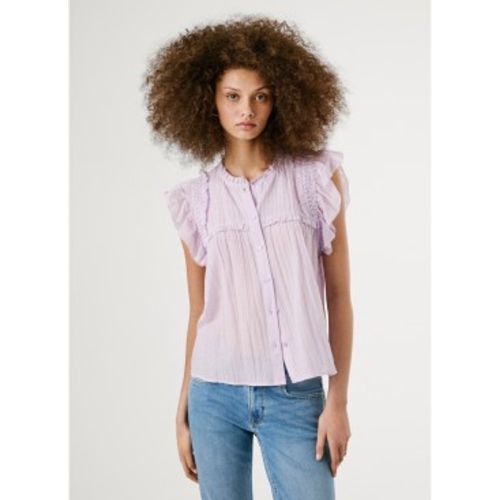 PL305101 Blouse Libby lilas (L), Casuel, , Coton, Sans manches / bretelles - Pepe Jeans - Modalova