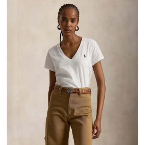 B14611007 T-shirt à col en V (L), Casuel, Coton, Manche courte - Polo Ralph Lauren - Modalova