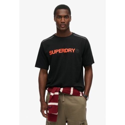 M1012027A T-shirt à coupe décontractée avec logo Tech (S), Casuel, Coton, Manche courte - Superdry - Modalova