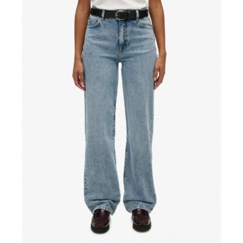 W7011262A Jean taille haute à jambes larges, (30/30), Casuel, Coton, Denim - Superdry - Modalova