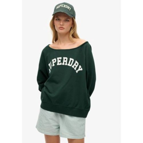 W2012424A Sweatshirt Athletic Essential Bardot (M), Casuel, Coton - Superdry - Modalova