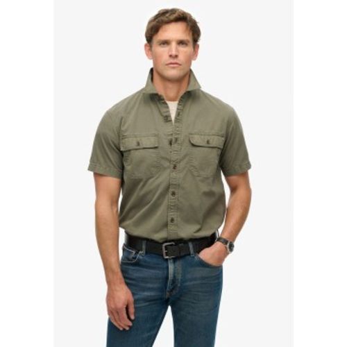M4010946A Chemise militaire à manches courtes (S), Casuel, Coton, Manche courte - Superdry - Modalova