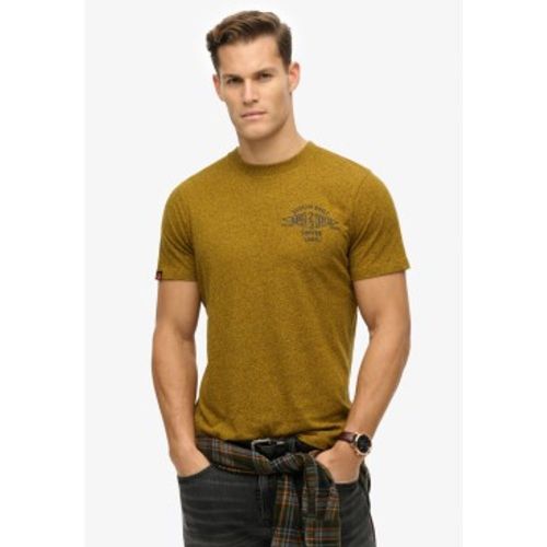 M1012128A Copper Label mustard relaxed fit t-shirt (S), Casuel, Coton, Manche courte - Superdry - Modalova