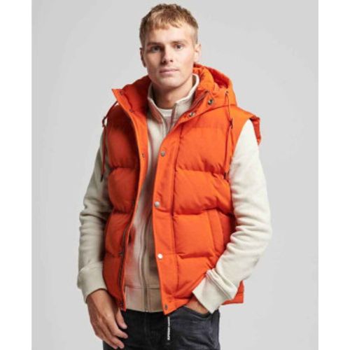 M5011708A Gilet matelassé à capuche Everest (S), Casuel, Durable, Nylon recyclé - Superdry - Modalova