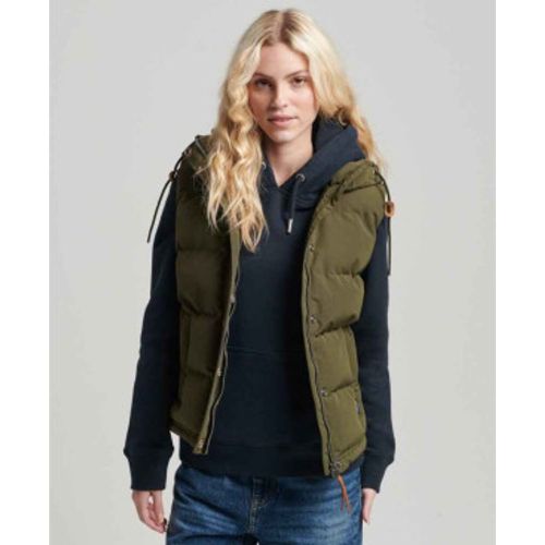W5010907A Gilet matelassé à capuche Everest (M), Casuel, Nylon, Durable - Superdry - Modalova