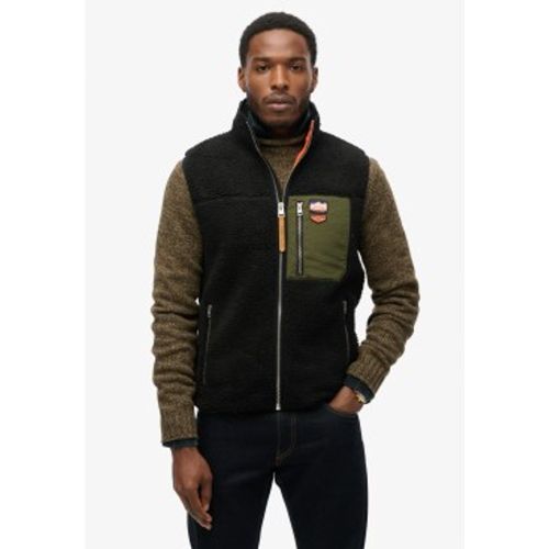 M5012160A Gilet polaire Vintage Retro (S), Casuel, Polister recyclé, Durable - Superdry - Modalova