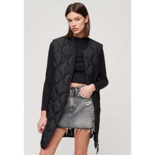 W5011659A Studios gilet long doublé (XS), Casuel, Polyester, Manche longue - Superdry - Modalova