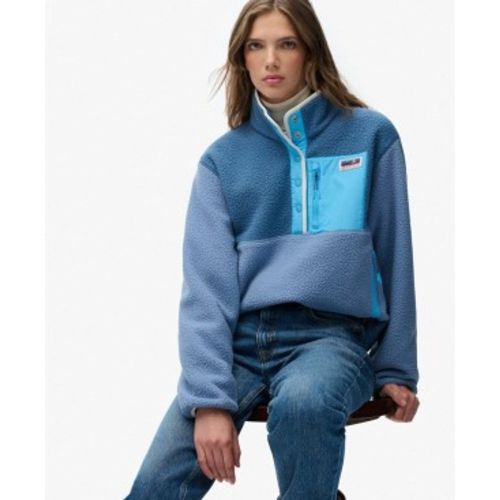 W5012073A Pull-over en polaire « Colour Block » (M), Casuel, Polister recyclé - Superdry - Modalova