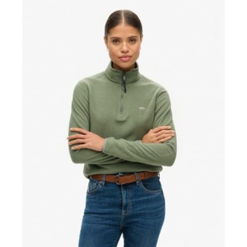 W2012374A Sweat-shirt à demi-fermeture éclair Polar Half, couleur (S), Casuel, Vert, Polyester - Superdry - Modalova