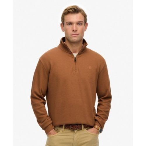 M2014342A Sweat à demi-fermeture éclair RIB (XL), Casuel, Coton - Superdry - Modalova