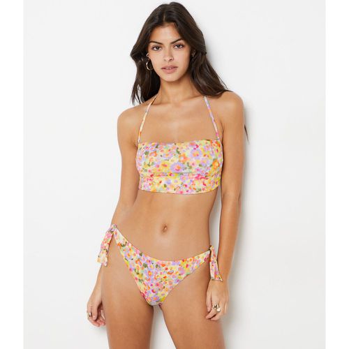 Bikini brésilien à nouer bas de maillot à motif - Blooming - 34 - - Etam - Modalova