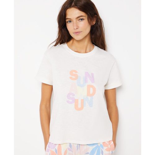 T-shirt de pyjama imprimé 'sun and sun' - Sun - L - Etam - Modalova