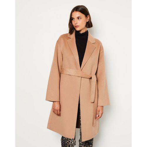 Manteau long ceinturé avec laine - Lawrence - M - Etam - Modalova