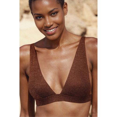 Triangle sans armatures haut de maillot pailleté - Helio - 34 - Etam - Modalova
