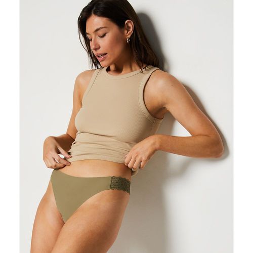 Culotte en microfibre et dentelle - Wish - S - Etam - Modalova