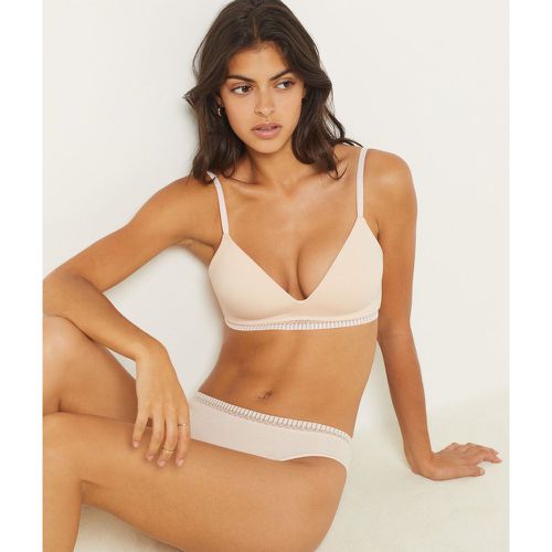 Soutien-gorge sans armatures coques fines en coton - Happily - 90C - Etam - Modalova