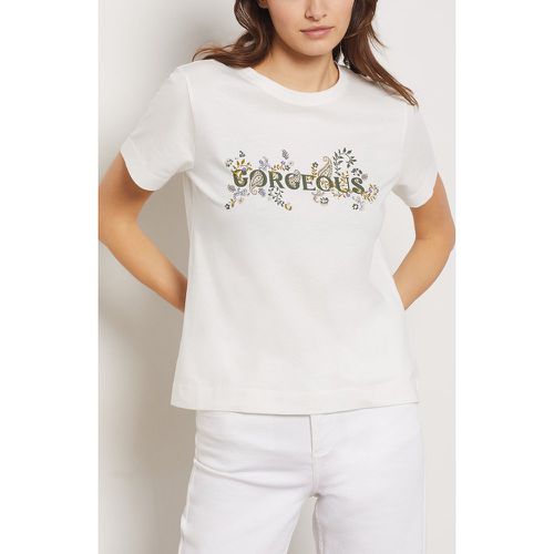 T-shirt en coton à manches courtes imprimé 'gorgeous' - Silla - XS - - Etam - Modalova