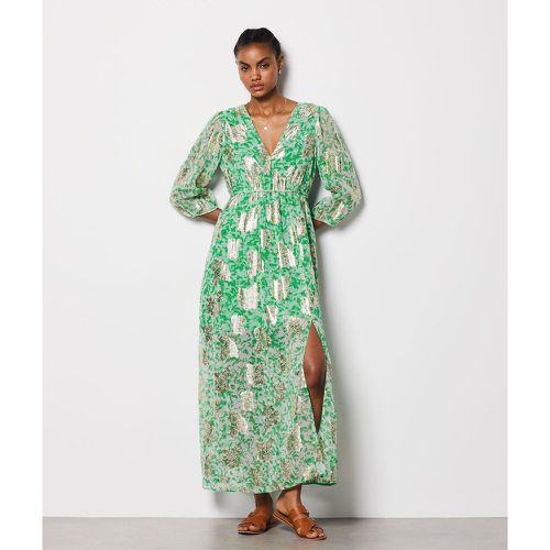 Robe longue col v pailletée - Uyara - XS - Etam - Modalova