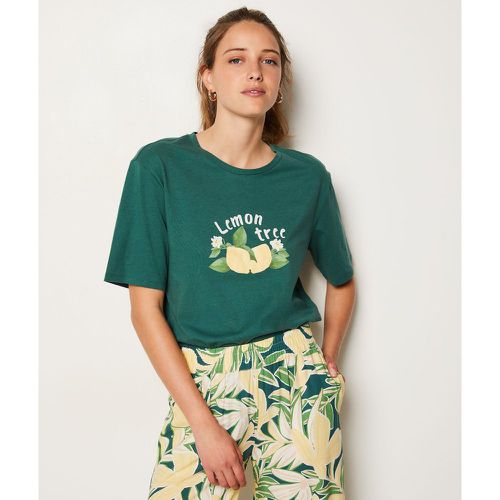 T-shirt de pyjama imprimé citron - Carolla - XS - Etam - Modalova