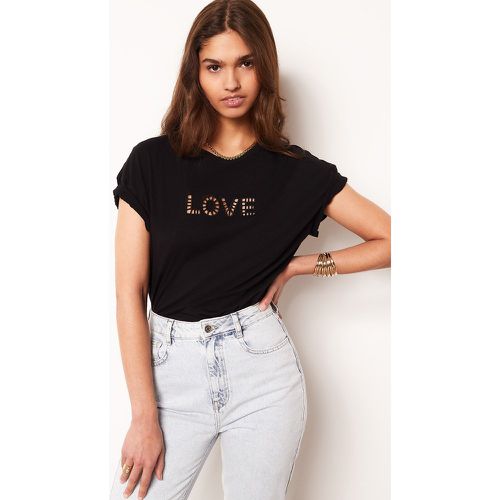 T-shirt manches courtes ajouré 'love' - Palmy - XS - - Etam - Modalova