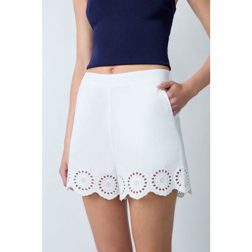 Short en coton broderie anglaise - Victorine Brod - 36 - Etam - Modalova