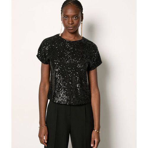 T-shirt manches courtes à sequins - Fegha - XL - Etam - Modalova