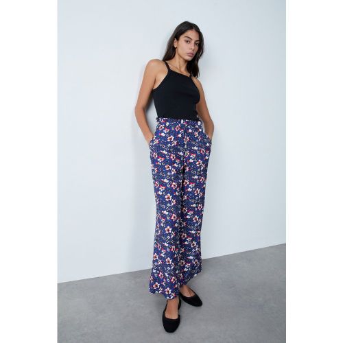 Pantalon large à motifs fleuris - Vilma Imp - XS - Etam - Modalova