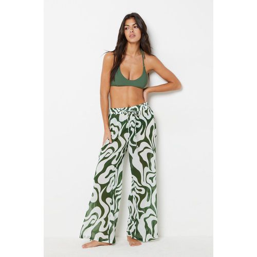 Pantalon de plage à motif en coton - Hawai - XS - - Etam - Modalova