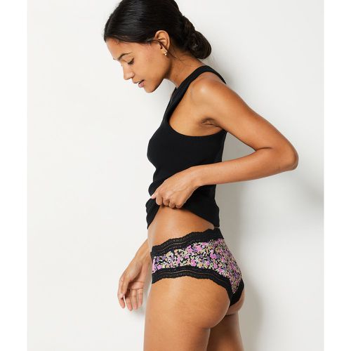 Shorty en microfibre et dentelle - Soul Print W24 - XS - Etam - Modalova