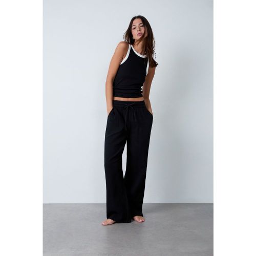 Pantalon en coton nid d'abeille - Conny - XS - Etam - Modalova