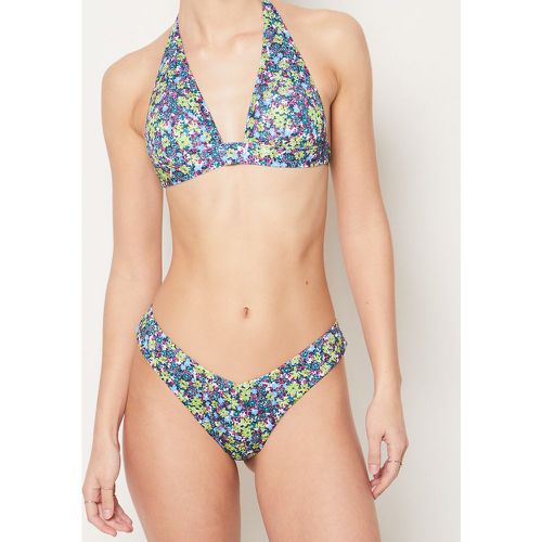 Brésilien high leg bas de maillot fleuri - Salinas - 34 - Etam - Modalova