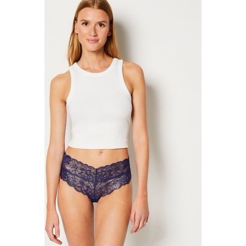 Hipster v-shape en dentelle irisée - Sweet - XS - Etam - Modalova