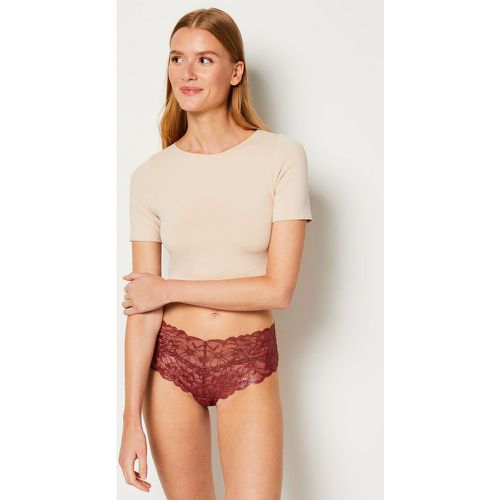 Hipster v-shape en dentelle irisée - Sweet - XS - Etam - Modalova