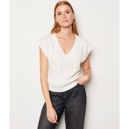 Pull col v sans manches - Fourtney Sm - XS - Etam - Modalova