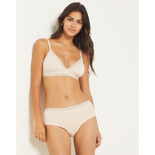 Triangle sans armatures, pads amovibles en coton - Happily - 80A - Etam - Modalova