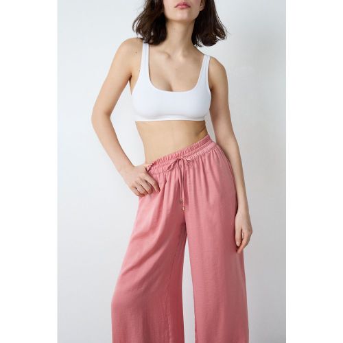 Pantalon satiné coupe large - Cheeta - XS - Etam - Modalova