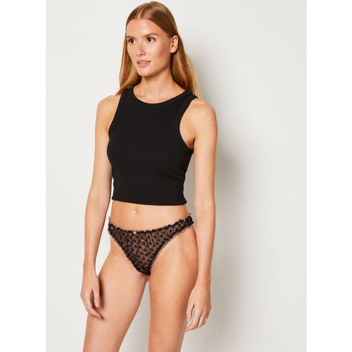 Tanga bloomer en tulle irisé - Lena Christmas - M - Etam - Modalova