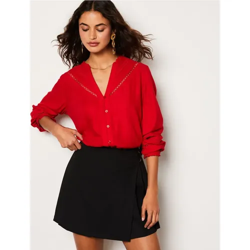 Chemise fluide boutonnée brodée - Lalie Brod - S - Etam - Modalova