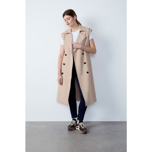 Trench long sans manches - Patricia - S - Etam - Modalova
