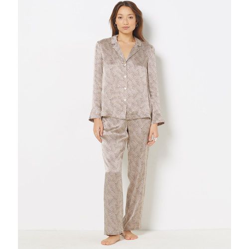 Chemise de pyjama en soie imprimé léopard - Pearly - S - - Etam - Modalova