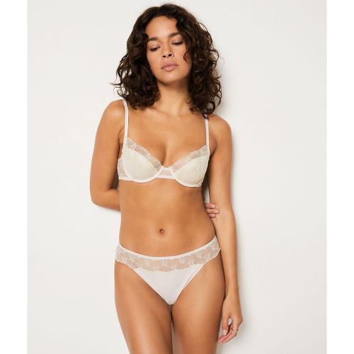 Tanga en tulle brodé - Idylle - XS - Etam - Modalova