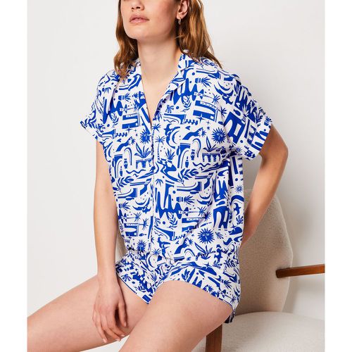 Chemise de pyjama imprimée manches courtes - Gianna - M - - Etam - Modalova