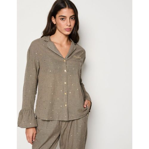Chemise de pyjama imprimé dorée - Louana - S - Etam - Modalova