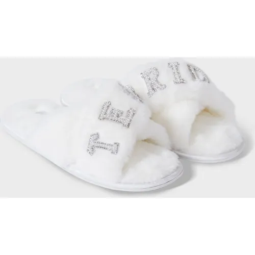 Chaussons mules ouvertes en fourrure 'team bride - Myteam - 36/37 - Etam - Modalova