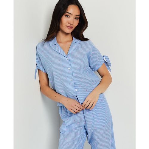 Chemise de pyjama manches courtes brodée - Begonia - S - - Etam - Modalova