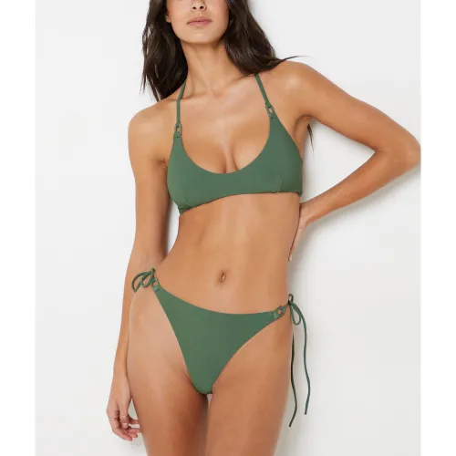 Brassière haut de maillot texturé détails anneaux - Waimea - 44 - Etam - Modalova