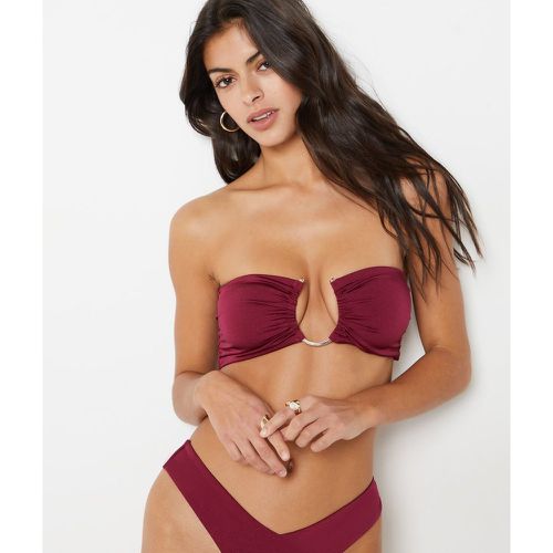 Bandeau haut de maillot détail anneau satiné - Nouba - 44 - Etam - Modalova