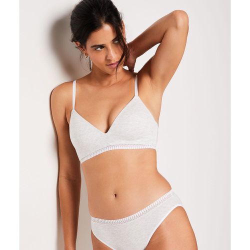 Soutien-gorge sans armatures coques fines en coton  - Happily - 80A - Etam - Modalova