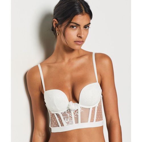 Soutien-gorge bustier coques fines en dentelle - Impertinente - 85B - Etam - Modalova